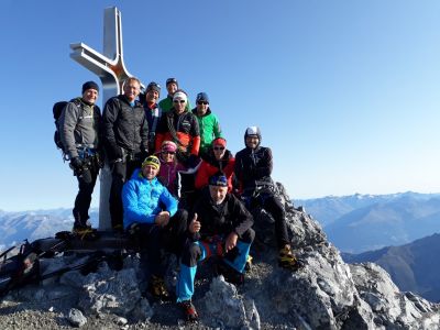 Bergfreunde aus Strassen erobern Tirols höchsten Berg- den Ortler